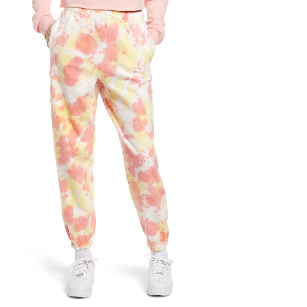 Bp. Classic Sweatpants Yellow/pink Tie Dye